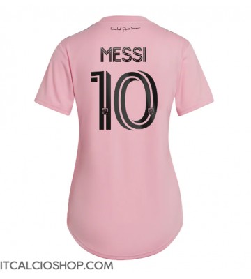 Inter Miami Lionel Messi #10 Prima Maglia Femmina 2023-24 Manica Corta